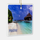 MV004-eilanden MALDIVES-strand, Azië, Keramisch Ornament (Rechts)