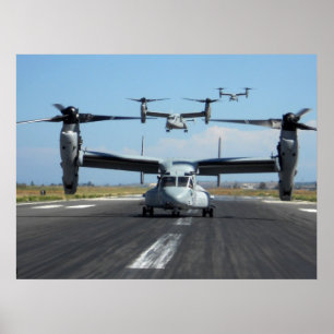 MV-22 Osprey Vliegtuig Poster
