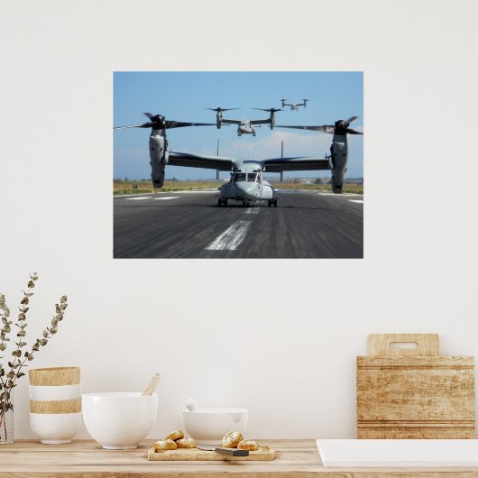 MV-22 Osprey Vliegtuig Poster (Keuken)