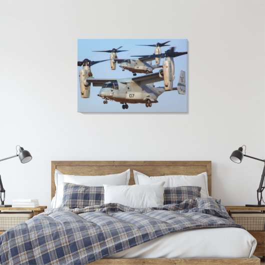 MV-22B OSPREY 24x36 Canvas Afdruk (Insitu (Slaapkamer))