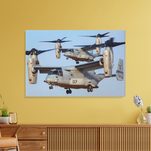 MV-22B OSPREY 24x36 Canvas Afdruk (Insitu (Woonkamer))