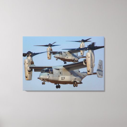 MV-22B OSPREY 24x36 Canvas Afdruk (Voorkant)