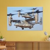 MV-22B OSPREY 40x60 Canvas Afdruk (Insitu (Woonkamer))