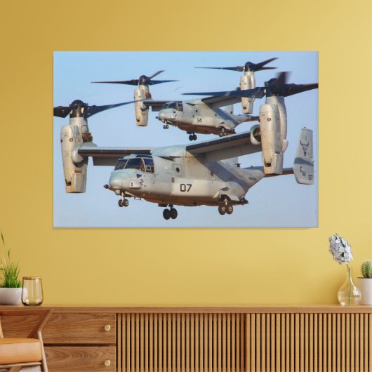MV-22B OSPREY 40x60 Canvas Afdruk (Insitu (Woonkamer))