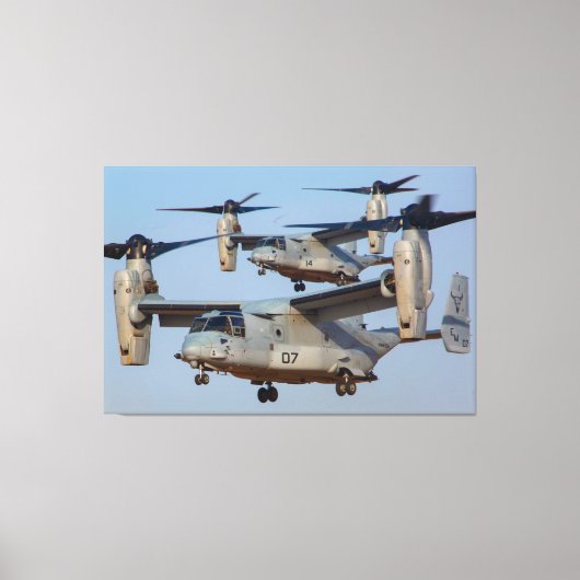 MV-22B OSPREY 40x60 Canvas Afdruk (Voorkant)