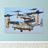 MV-22B OSPREY 40x60 Canvas Afdruk (Insitu (Houten vloer))