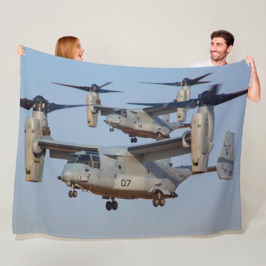 MV-22B OSPREY FLEECE DEKEN (In situ)