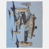 MV-22B OSPREY FLEECE DEKEN (Voorkant)