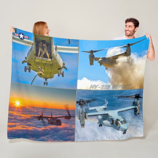 MV-22B OSPREY FLEECE DEKEN (In situ)