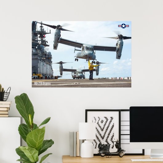 MV-22B OSPREY POSTER (Thuiskantoor)