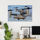MV-22B OSPREY POSTER (Thuiskantoor)