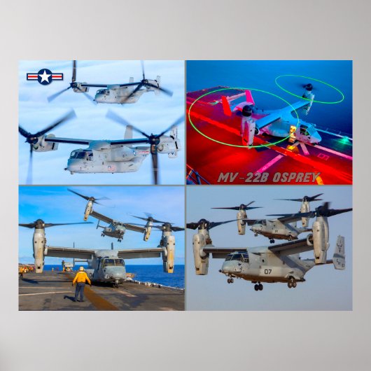 MV-22B OSPREY POSTER (Voorkant)