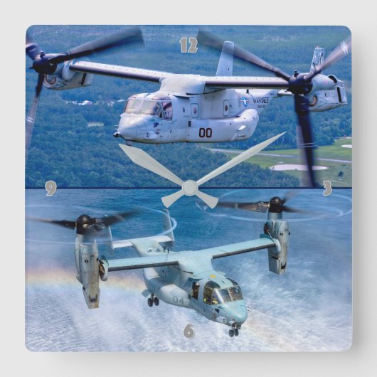MV-22B OSPREY VIERKANTE KLOK (Voorkant)