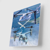 MV-22B OSPREY VIERKANTE KLOK (Hoek)