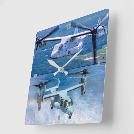 MV-22B OSPREY VIERKANTE KLOK (Hoek)