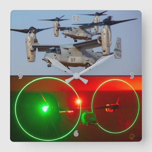 MV-22B OSPREY VIERKANTE KLOK (Voorkant)