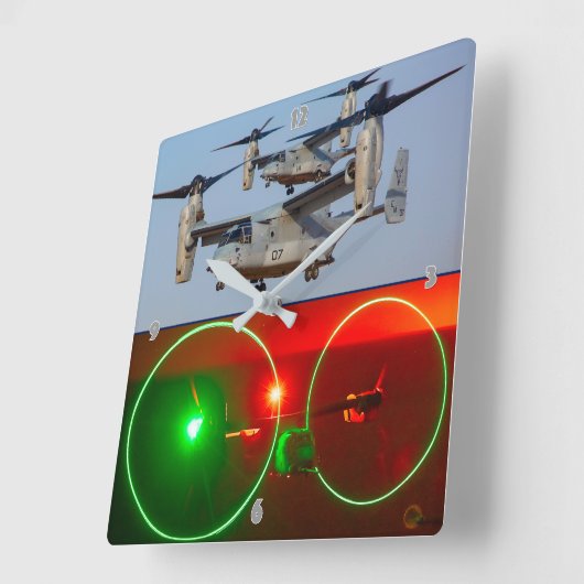 MV-22B OSPREY VIERKANTE KLOK (Hoek)