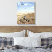 MV-22B Ospreys vliegen boven het Amerikaanse Navy  Canvas Afdruk (Insitu (Slaapkamer))