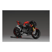 MV Agusta Brutale 1000RR Foto Afdruk (Voorkant)