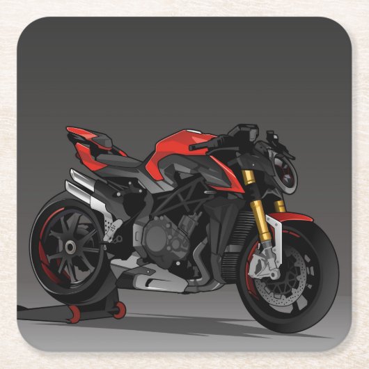 MV Agusta Brutale 1000RR Kartonnen Onderzetters (Voorkant)