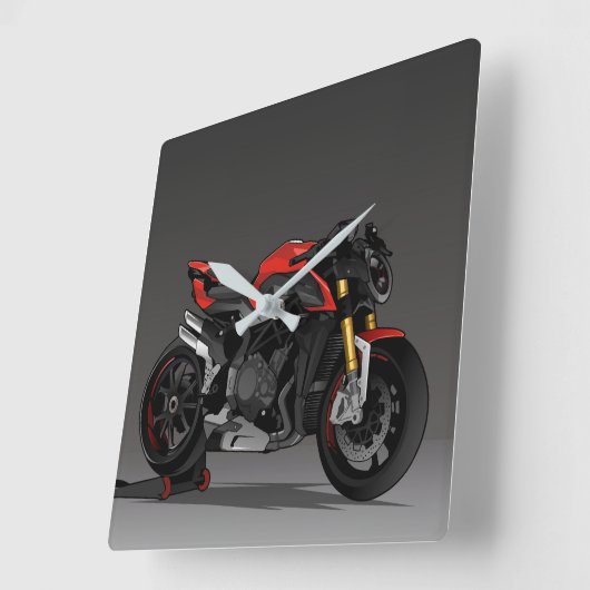 MV Agusta Brutale 1000RR Vierkante Klok (Hoek)