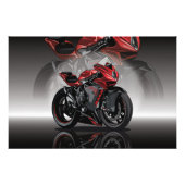 MV Agusta F3 with special background Foto Afdruk (Voorkant)