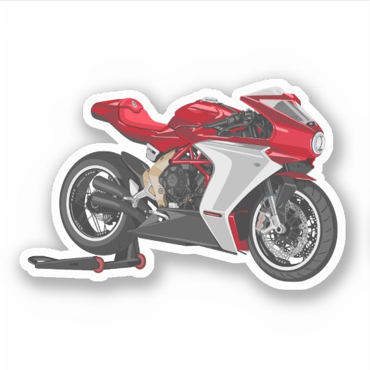 MV Agusta Superveloce Sticker (Voorkant)