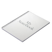 MV Detail: Licht en Lettervorm Notitieboek (Linkerzijde)