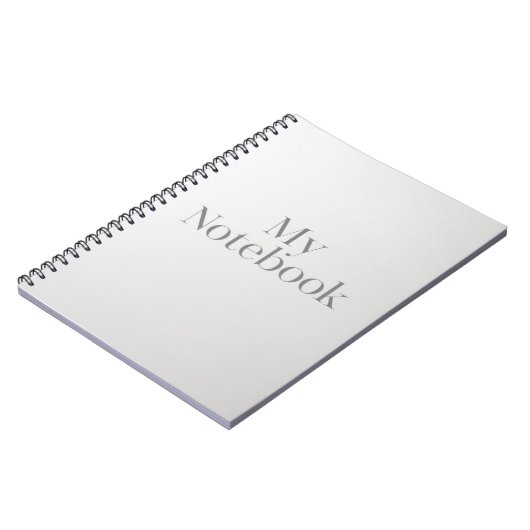 MV Detail: Licht en Lettervorm Notitieboek (Linkerzijde)