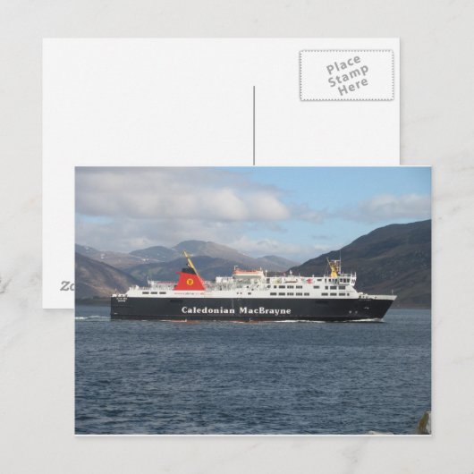 MV ISLE VAN LEWIS MET ULLAPOOL BRIEFKAART (Voorkant / Achterkant)