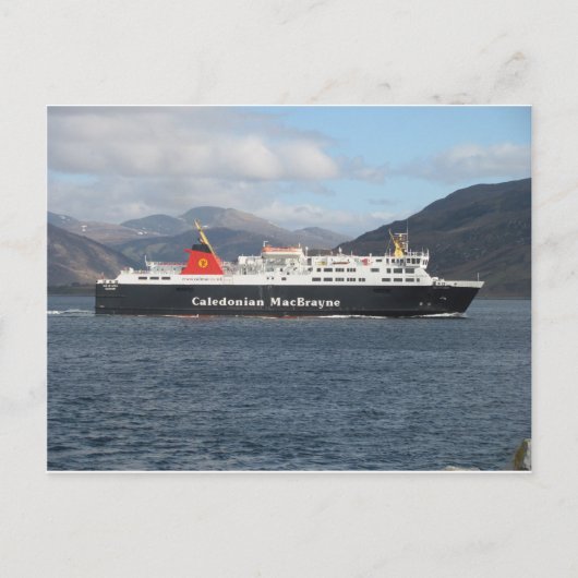 MV ISLE VAN LEWIS MET ULLAPOOL BRIEFKAART (Voorkant)