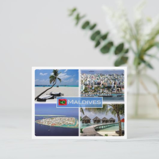 MV Maldiven - Briefkaart (Staand voorkant)