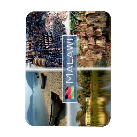 MV Maldiven - Malawi - Magneet (Verticaal)