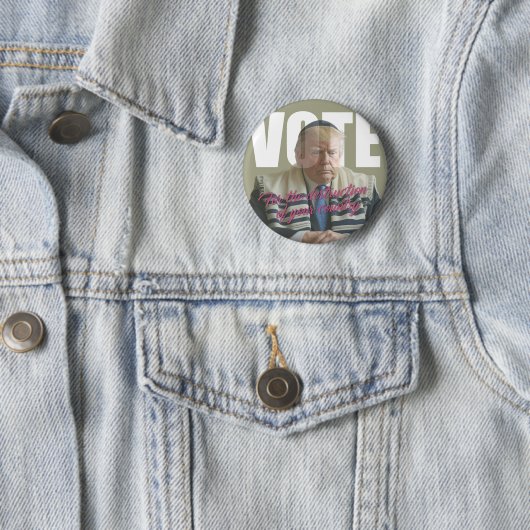 MV Metaverso VOTE Trump Ronde Button 5,7 Cm