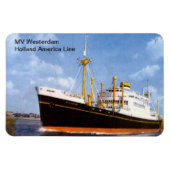 MV Westerdam, Holland Amerika Lijn Magneet (Horizontaal)
