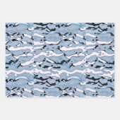 MVB Cameo lichtblauw ontwerp Inpakpapier Vel (Voorkant)