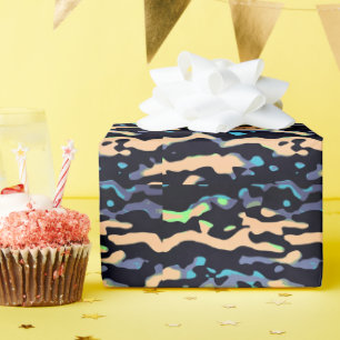 MVB Cameo Masculine Blue 2 Design Cadeaupapier