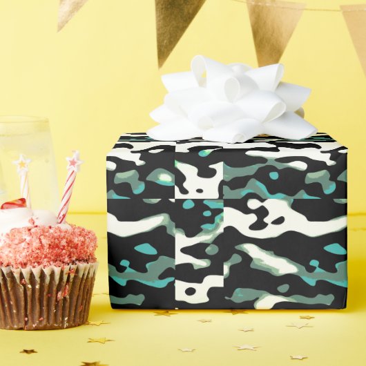 MVB Cameo Masculine Green 2 Design Cadeaupapier (Verjaardagsfeest)