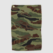 MVB Camouflage - Groen ontwerp Golfhanddoek (Voorkant)