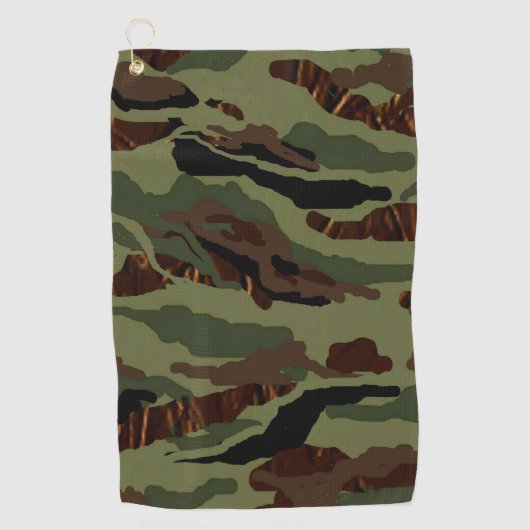 MVB Camouflage - Groen ontwerp Golfhanddoek (Voorkant)