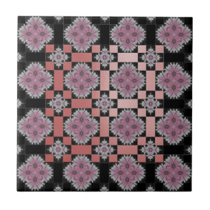 MVB Chic Gerbera Flower Pink Slick Tegel 2 Tegeltje