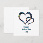 MVB Double Trendy Blauwe Camouflage Hart Ontwerp (Voorkant / Achterkant)