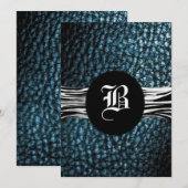 MVB Faux Leer/Diep Moonlight Blauw-B (Voorkant / Achterkant)