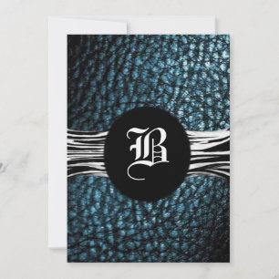 MVB Faux Leer/Diep Moonlight Blauw-B