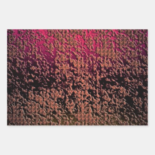 MVB Faux Mauve Abstract Textielontwerp Inpakpapier Vel (Voorkant)