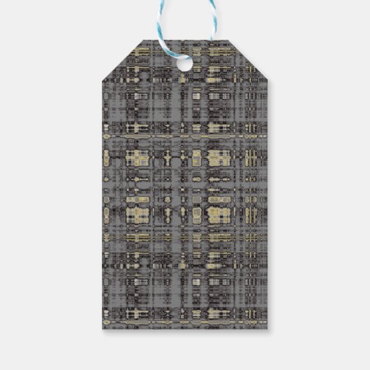 MVB Grijs beige design Cadeaulabel (Achterkant)