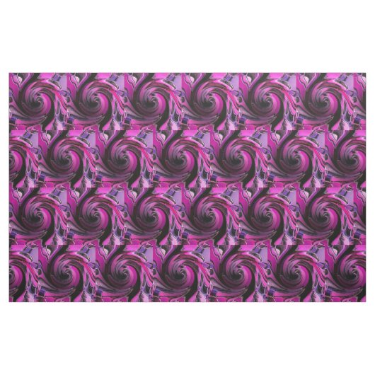 MVB Heet Roze Swirl Fabric Design 1 Stof (Yard (91,4 cm))
