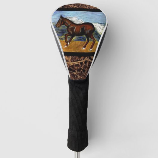 MVB Land Horse Driver Hoesje Golfheadcover (Voorkant)