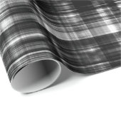 MVB Lumber Jack Black & Grey Plaid Cadeaupapier (Rol Hoek)