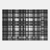 MVB Lumber Jack Black & Grey Plaid Inpakpapier Vel (Voorkant)